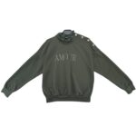 Sabra Bluza Damska Oliwkowa Nadruk AMOUR M 38 EU - zdjęcie 1