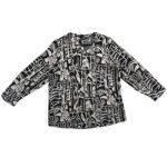 Emreco Koszula Damska Wzorzysta Czarno Biała 42 EU - zdjęcie 1