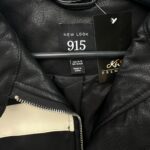 New Look Kurtka Skórzana Czarna 164 167 CM 14 15 LAT - zdjęcie 2