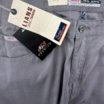 Lians Jeans Spodnie Męskie Szare Beżowe W39 L32 XL - zdjęcie 2