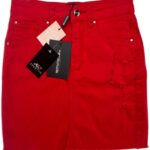 PrettyLittleThing Spódniczka Damska Czerwona XXS 32 EU - zdjęcie 1