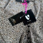 V By Very Sukienka Maxi Zapinana Panterka Beżowa XXL 44 EU - zdjęcie 3