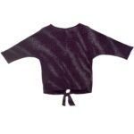 Vallis Bluzka Damska Fioletowa Z Brokatem S 36 EU - zdjęcie 3