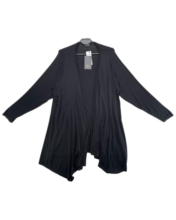 Yours Kardigan Czarny Z Długim Rękawem 48 EU