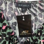 Blue Vanilla Sukienka Damska Zielona Panterka S 36 EU - zdjęcie 3