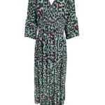 Blue Vanilla Sukienka Damska Zielona Panterka S 36 EU - zdjęcie 1