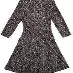 Shenaz Sukienka Czarna W Drobne Kwiaty L 40 EU - zdjęcie 3