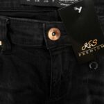 Denim Co Spodnie Rurki Czarne L 40 EU - zdjęcie 2