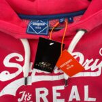 Superdry Bluza Czerwona Z Nadrukiem S 36 EU - zdjęcie 2