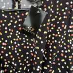 Lipsy Londyn Sukienka Czarna W Grochy XS 34 EU - zdjęcie 2