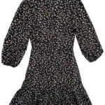 Lipsy Londyn Sukienka Czarna W Grochy XS 34 EU - zdjęcie 3