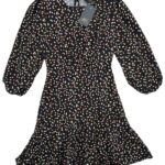 Lipsy Londyn Sukienka Czarna W Grochy XS 34 EU - zdjęcie 1