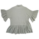 Koszula Damska Rozkloszowana Falbany Jasna Zieleń S 36 EU - zdjęcie 2