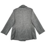 FF Płaszcz Damski Futrzany Szary M 38 EU - zdjęcie 3