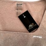 Bo+Tee Bluzka Sportowa Damska Brązowa Krótka M 38 EU - zdjęcie 2