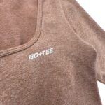 Bo+Tee Bluzka Sportowa Damska Brązowa Krótka M 38 EU - zdjęcie 3