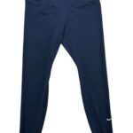 Nike Dri Fit Legginsy Damskie Sportowe Granatowe XL 42 EU - zdjęcie 1