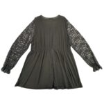 Yours Bluzka Wieczorowa Damska Czarna Koronka 50 52 EU - zdjęcie 3