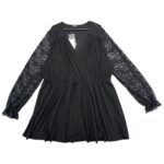 Yours Bluzka Wieczorowa Damska Czarna Koronka 50 52 EU - zdjęcie 1