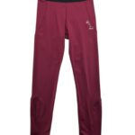 Primark Legginsy Sportowe Damskie Bordowe Nadruk S 36 EU - zdjęcie 1
