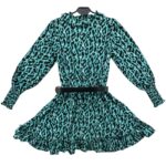 Savida Sukienka Niebieska W Panterkę S 36 EU - zdjęcie 3