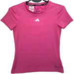 Adidas Koszulka Dziecięca Sportowa Techfit Różowa 152 CM 11 12 Lat - zdjęcie 1