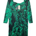 Coast Elegancka Sukienka Damska Zielona Print L 42 EU - zdjęcie 1