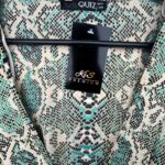 Quiz Sukienka Damska Wężowy Wzór L 40 EU - zdjęcie 2