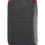 Guess Torebka Monogram Brązowo Czerwona - zdjęcie 4