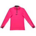 Nike Bluza Sportowa Dri-Fit Damska Różowa Zamek 1/4 M 38 EU - zdjęcie 1
