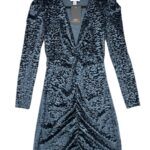 Topshop Sukienka Welurowa Długi Rękaw XS 34 EU - zdjęcie 1