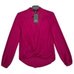 Atmosphere Bluzka Damska Elegancka Kopertowa Różowa XS 34 EU - zdjęcie 1