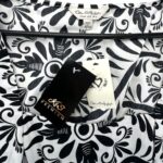 Miss Selfridge Sukienka Bawełniana Wzorzysta Czarno Biała L 40 EU - zdjęcie 2