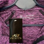 Under Armour Bluza Damska Sportowa HeatGear Fioletowa XXL 44 EU - zdjęcie 2