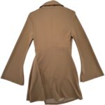 Sukienka Marynarkowa Beżowa Dopasowana S 36 EU - zdjęcie 2