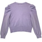 Vera Lucy Kardigan Damski Liliowy Z Cekinami L 40 EU - zdjęcie 3