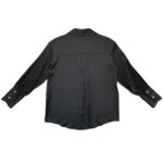 Zara Koszula Damska Czarna Satynowa S 36 EU - zdjęcie 3