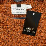 Topman Sweter Męski Pomarańczowy Melanż L 40 EU - zdjęcie 2