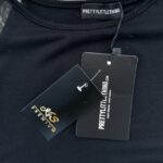 PrettyLittleThing Body Damskie Czarne Siateczka M 38 EU - zdjęcie 2