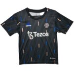 Adidas Koszulka Piłkarska Manchester United 2022/23 Czarna 3 4 Lat 98 104 CM - zdjęcie 1