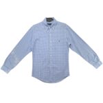Ralph Lauren Koszula Męska W Niebieską Kratę Slim Fit S 36 EU - zdjęcie 1