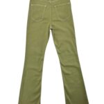 Motel Denim Spodnie Jeansowe Damskie Zielone Oliwkowe XS 34 EU - zdjęcie 2