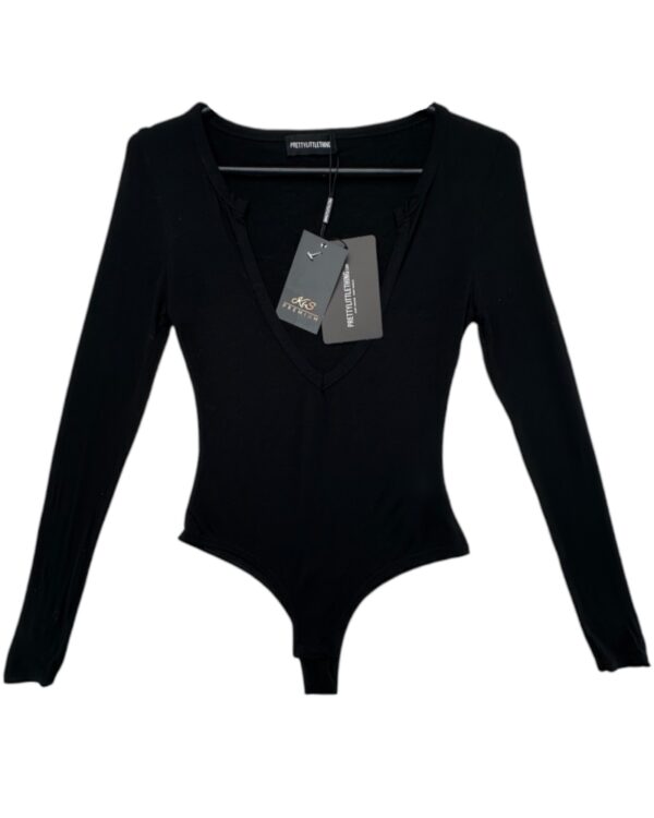 PrettyLittleThing Body Damskie Czarne XS 34 EU