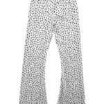Zara Spodnie Dzwony Białe W Grochy S 36 EU - zdjęcie 3