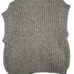 Zara Kamizelka Wełniana Damska Beżowa Kieszenie M 38 EU - zdjęcie 3