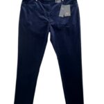 MS Spodnie Damskie Granatowe Skinny Short XXL 44 EU - zdjęcie 1