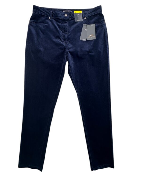 MS Spodnie Damskie Granatowe Skinny Short XXL 44 EU