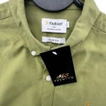 Farah Koszula Męska Slim Fit Zielona - zdjęcie 2