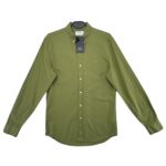 Farah Koszula Męska Slim Fit Zielona - zdjęcie 1