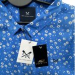 Crew Clothing Koszula Niebieska W Kwiaty 46 EU - zdjęcie 2